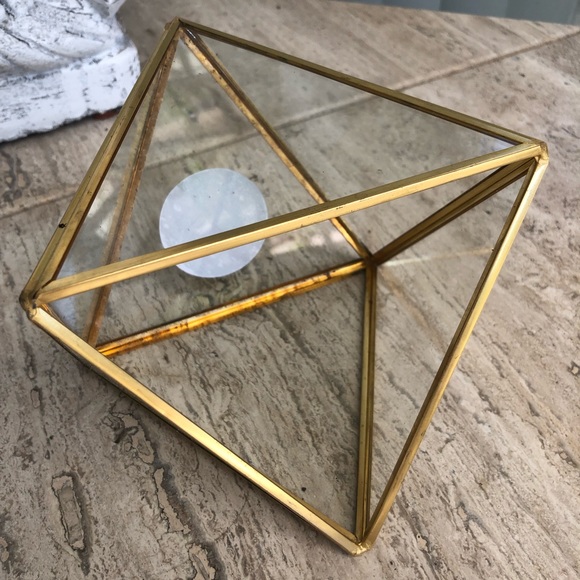 Bloom Room Glass & Metal Geometric Shape Terrarium - Picture 3 of 6